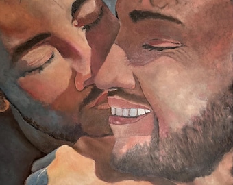 Pintura al óleo romántica (18x24)