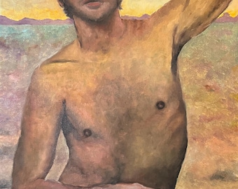 Desert Figure 18x24