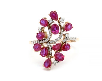 14k Solid Gold  Ruby stone Ring, July Birtstone Ring, Birthstone Ring, Dainty Ruby Ring, Ruby Stacking Ring, Gemstone Ring, Birthday Gift