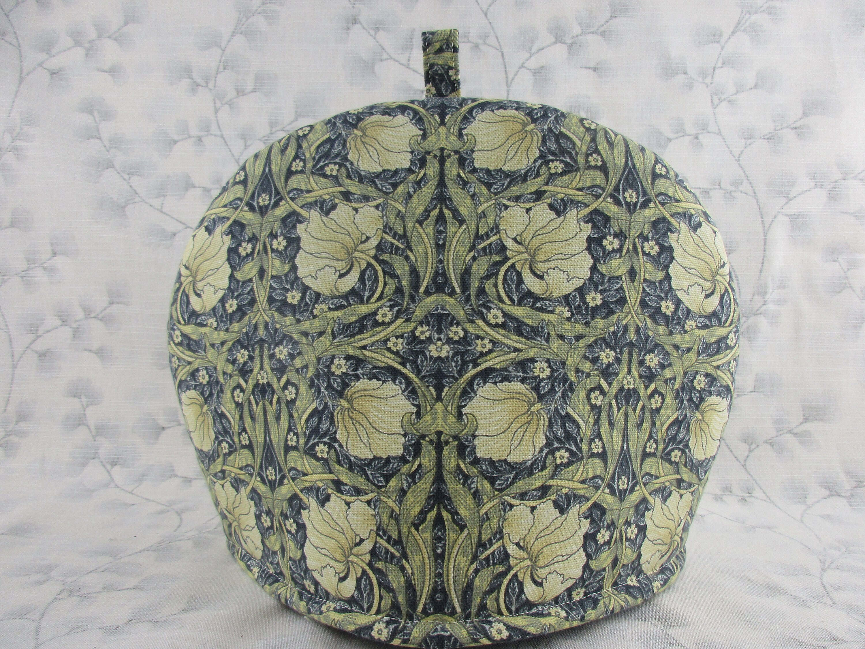 William Morris Tea Cosy Pimpernel Tea Cozy. Slate Grey Fabric Etsy