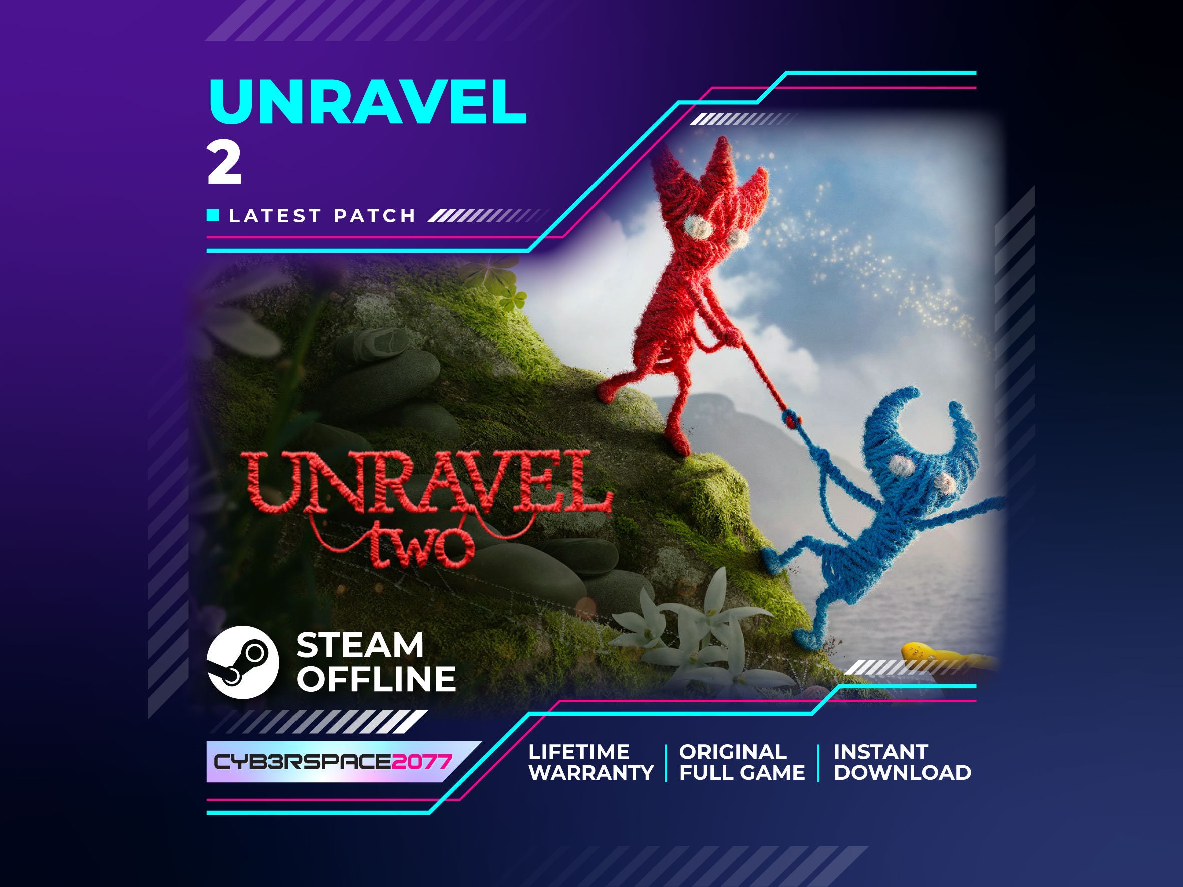 Unravel 2 Steam Offline Instant Download Shared Acc Not 