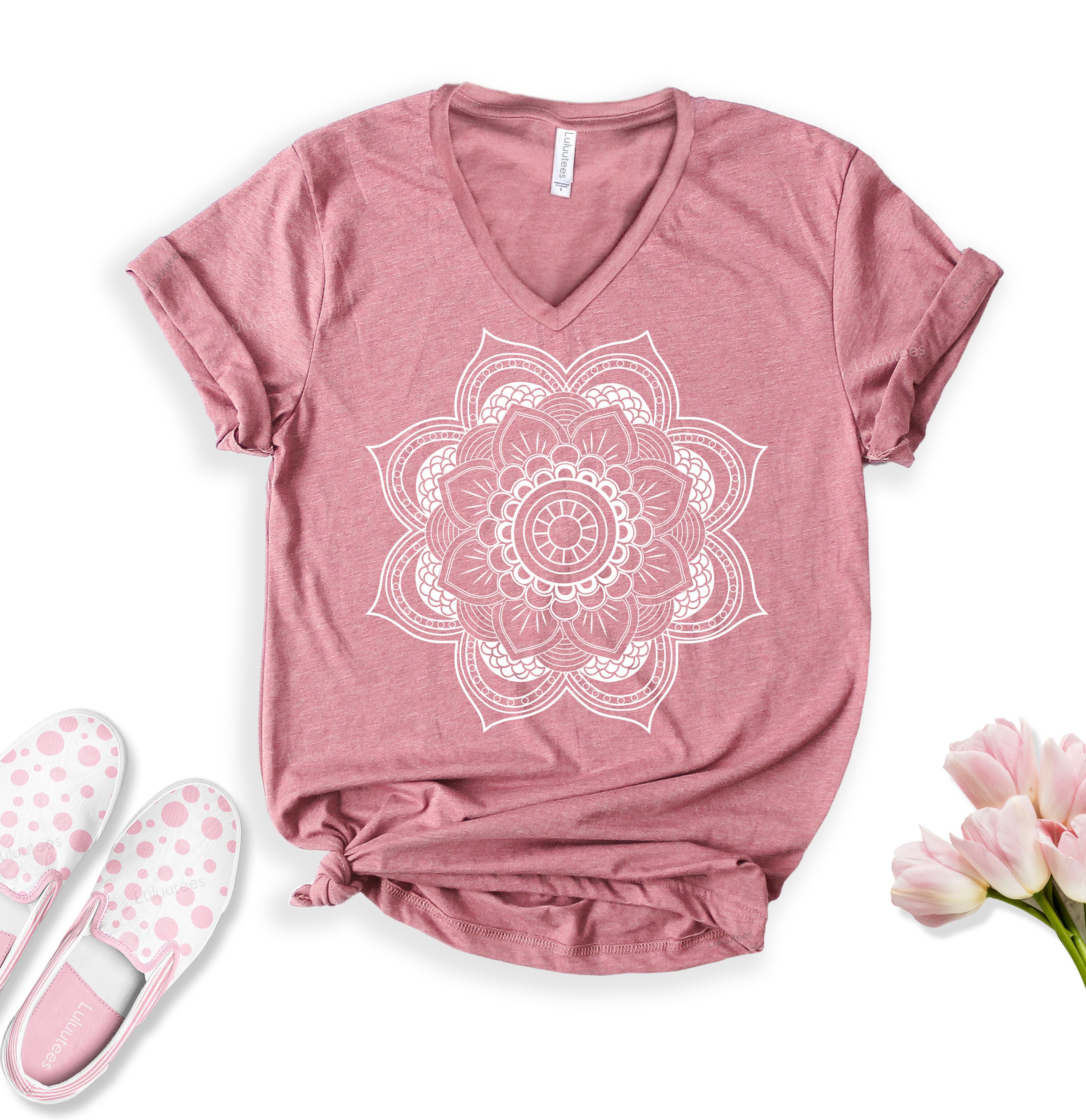 Mandala Shirt Mandala T-shirt Cute Spring Shirt Cute Shirt | Etsy