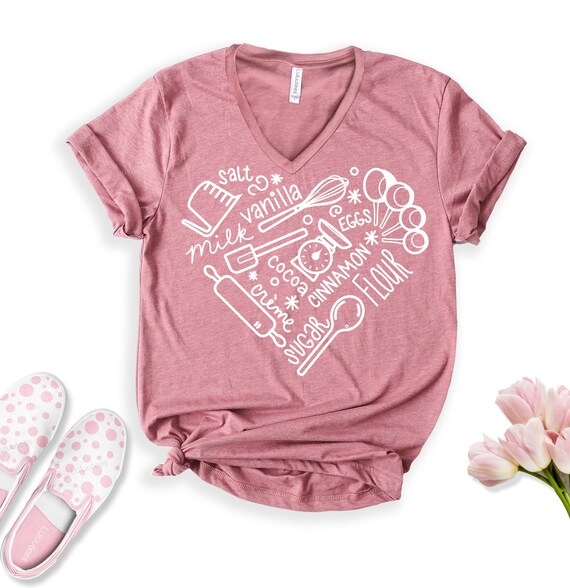 Bakery Heart Shirt Baking Lover Shirt 
