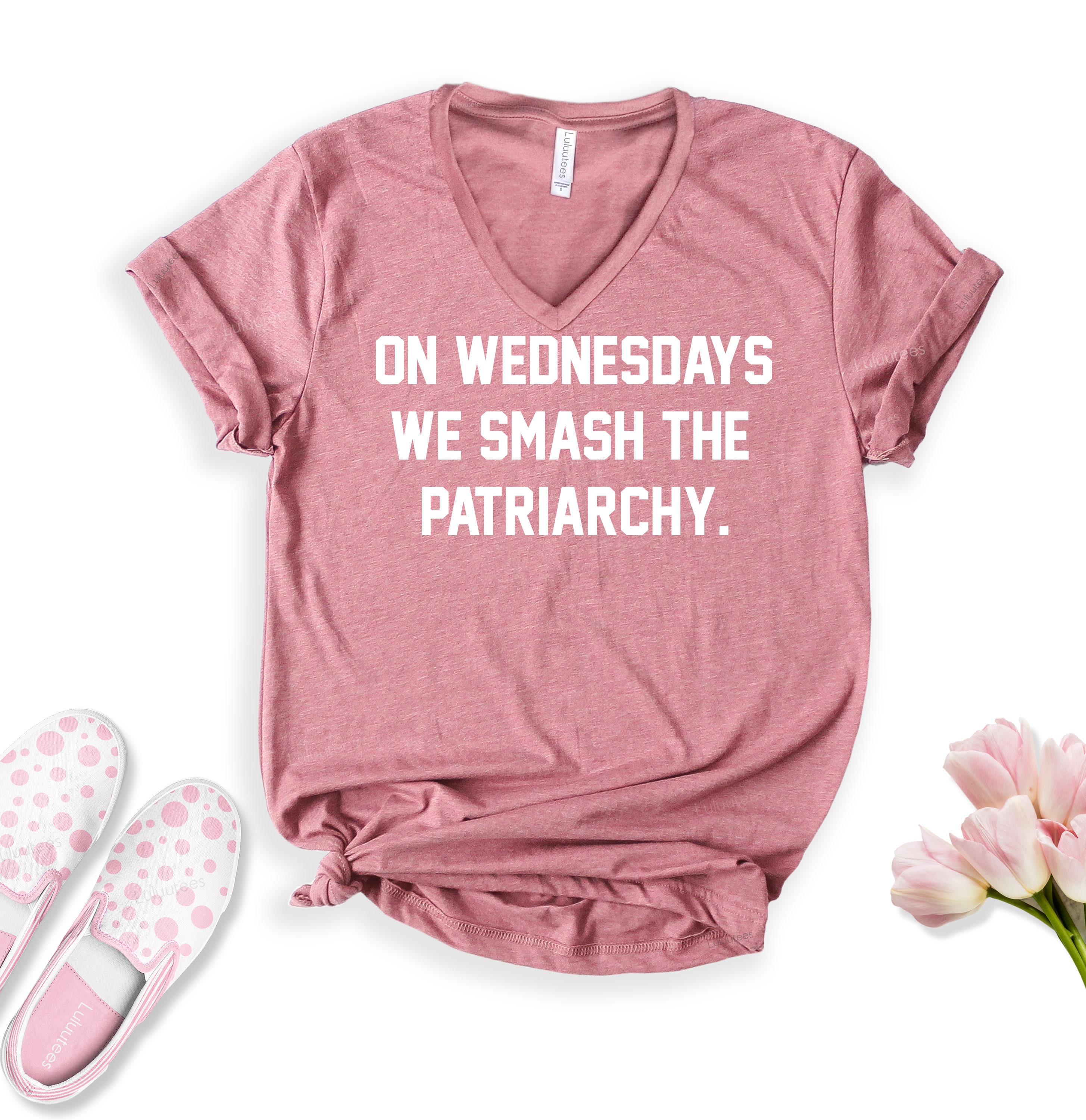 On Wednesdays We Smash the Patriarchy Shirt Feminism Shirt | Etsy