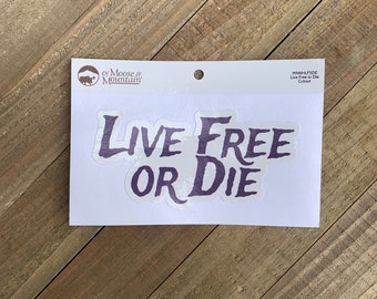 Live Free or Die Cutout Sticker/Decal