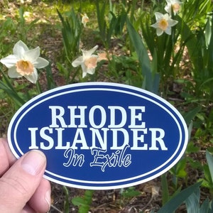 Rhode Islander RI in Exile Magnet Rhode Island