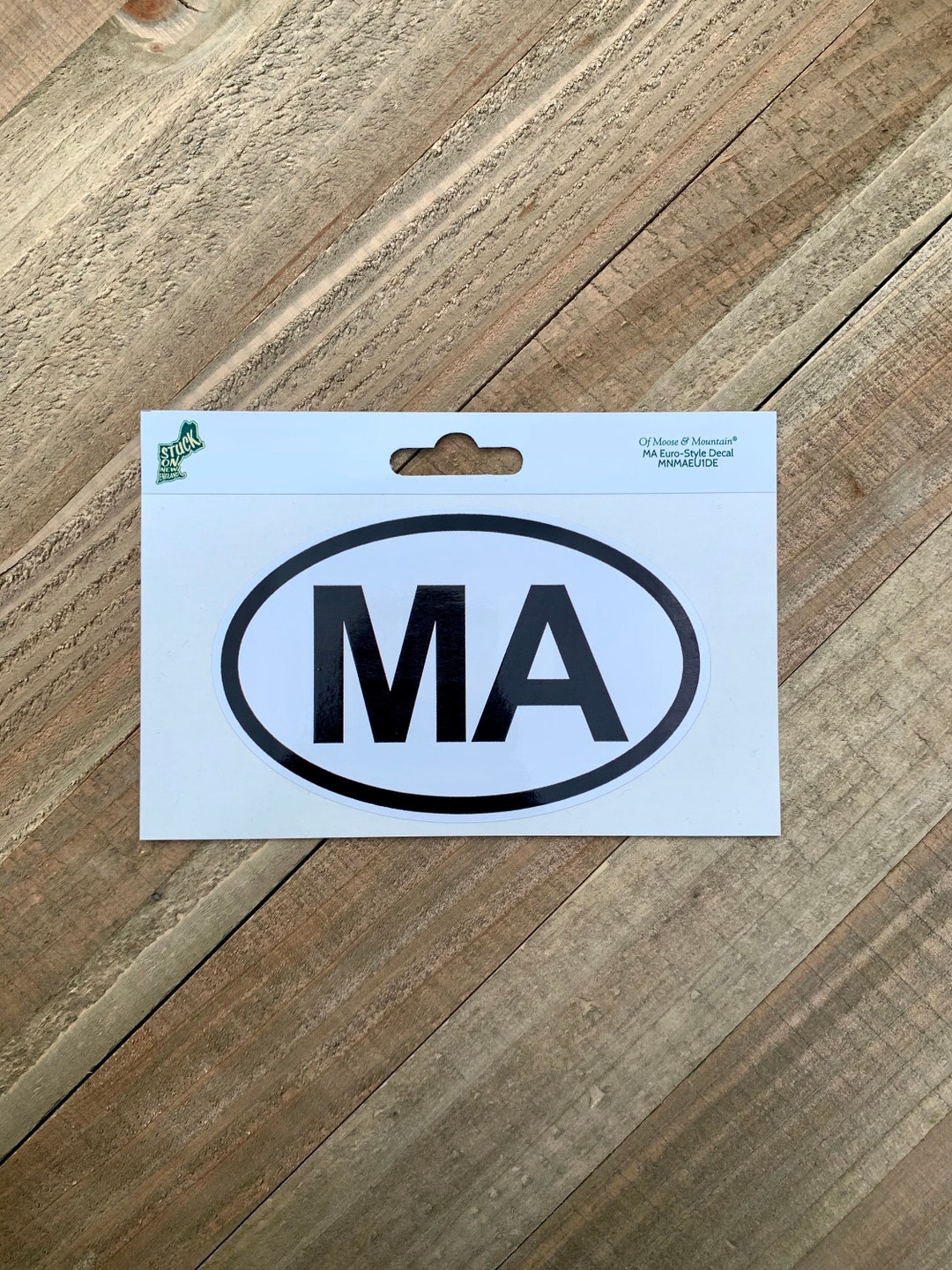 Massachusetts MA Simple Black and White State Abbreviation Etsy