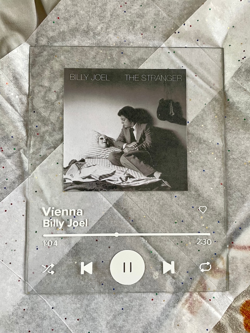 Custom Acrylic Song Album Cover Glass Album Cover Wall Art Etsy