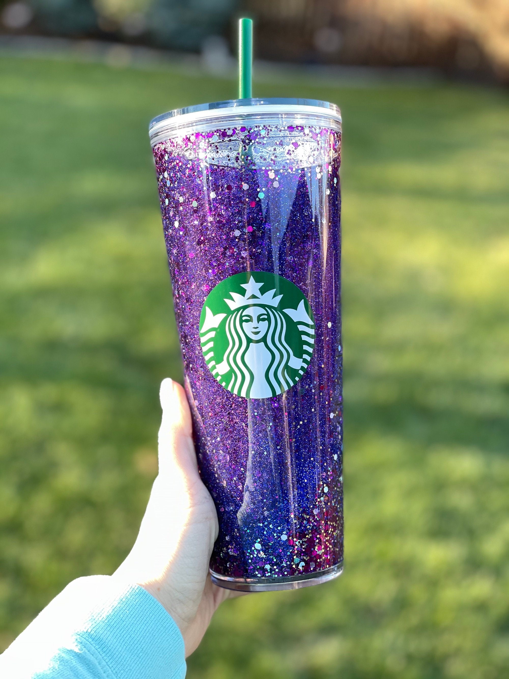 Starbucks Purple Snow Globe Tumbler - Whimsikettle