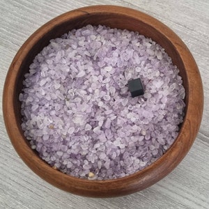 Amethyst AA Grade Gemstone Undrilled Chips / Natural Light Amethyst  Crystal Undrilled Chips / Small Tumbled Stones / 20 Grams Amethyst