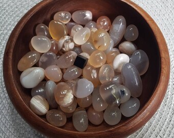 Dendritic Agate Gemstone Tumbled Stones / Natural Dendritic Agate Crystal Undrilled Tumble Stones /20 Grams