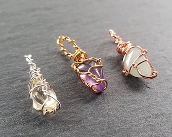 Crystal Charms / Crystal Pendant / Necklace Charms / Bracelet Charms / Gemstone Chakra Pendant /Gemstone Charms / Crystal Curiosities Charms