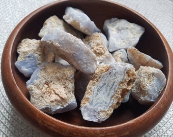 Natural Blue Lace Agate / Raw Blue Lace Agate / Rough Blue Lace Agate / Rough Crystal / Raw Gemstone / Chakra