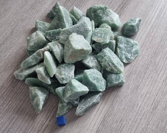 Aventurina verde / Aventurina verde natural / Cristal curativo / Aventurina verde cruda / 1 X Aventurina verde áspera
