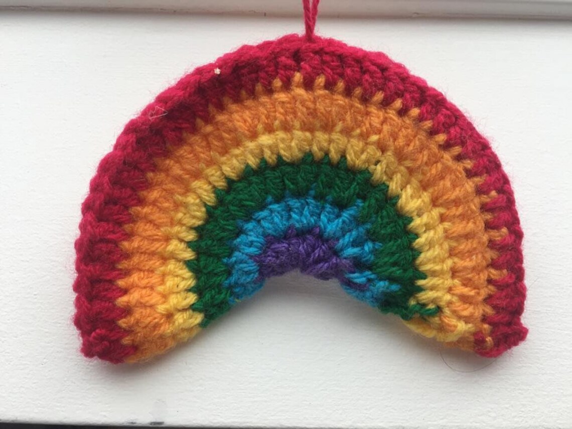 Crochet Rainbow for Pride 2021 with donation to Mind Out LGBTQ | Etsy