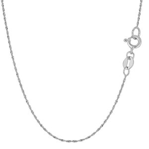 14K White Gold Diamond Cut Singapore Chain, Necklace 1mm Thin Dainty, High Polished Pendant  Charm Chain 7'' 16'' 18'' 20'' 22'' 24'' Inches