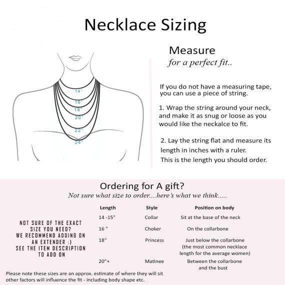 Necklace Sizes Chart: Find the Right Necklace Length - Brilliant Earth
