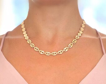 Gucci Gold Necklace | Etsy Singapore