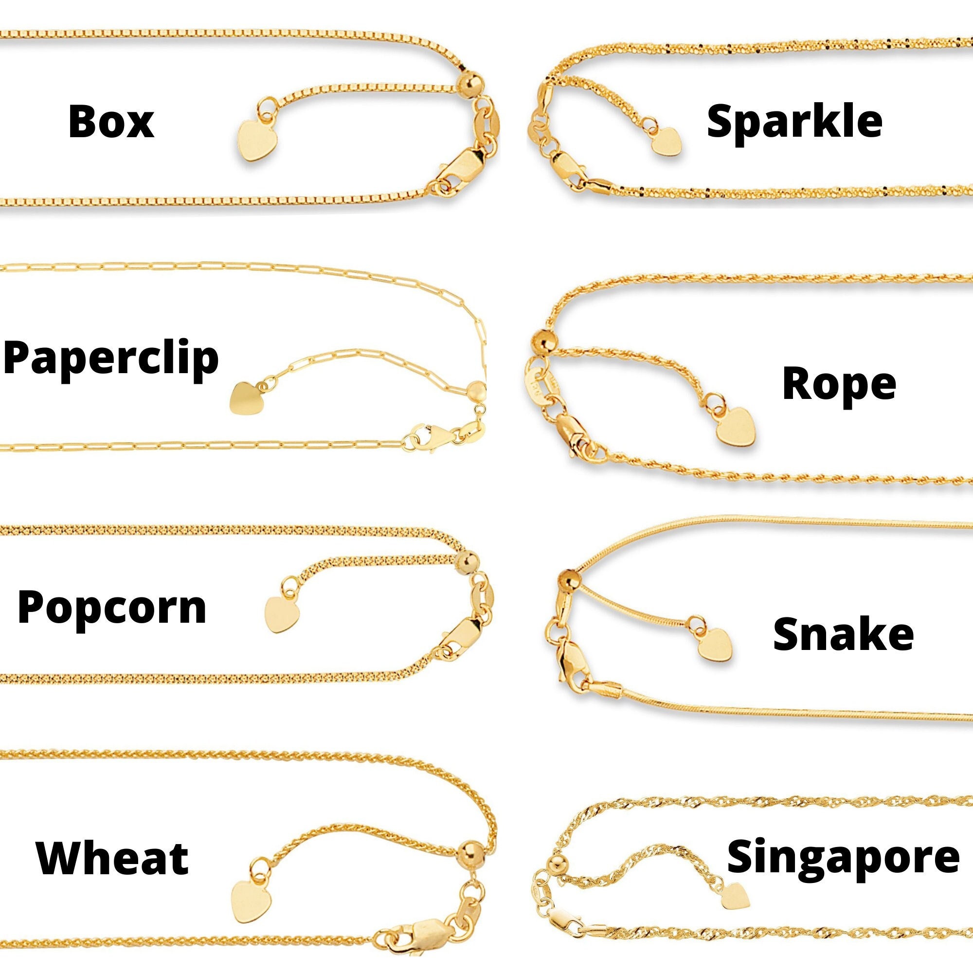 14k White and Yellow Gold Two Tone Sparkle Chain (1.50 mm)