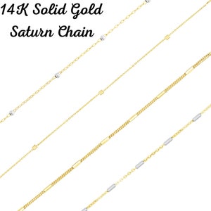 14K Solid Gold Beaded Necklace, Gold Choker Necklace, Gold Satellite Chain, Dew Drops Necklace, Minimalist Necklace, Dainty Beaded Chain