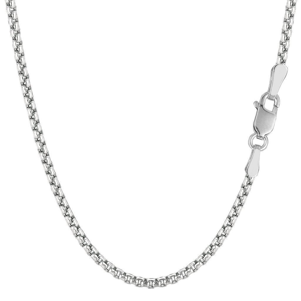 Ketten Selber Machen Set 14K Massivgold Box Chain Halskette – Rund, 2,5 Mm, Längen 16–30 Zoll, Aus Italien Kette Gold 60 Cm