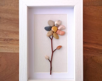Picture, Stone Picture, Pebble Art, Wall Decoration, Gift