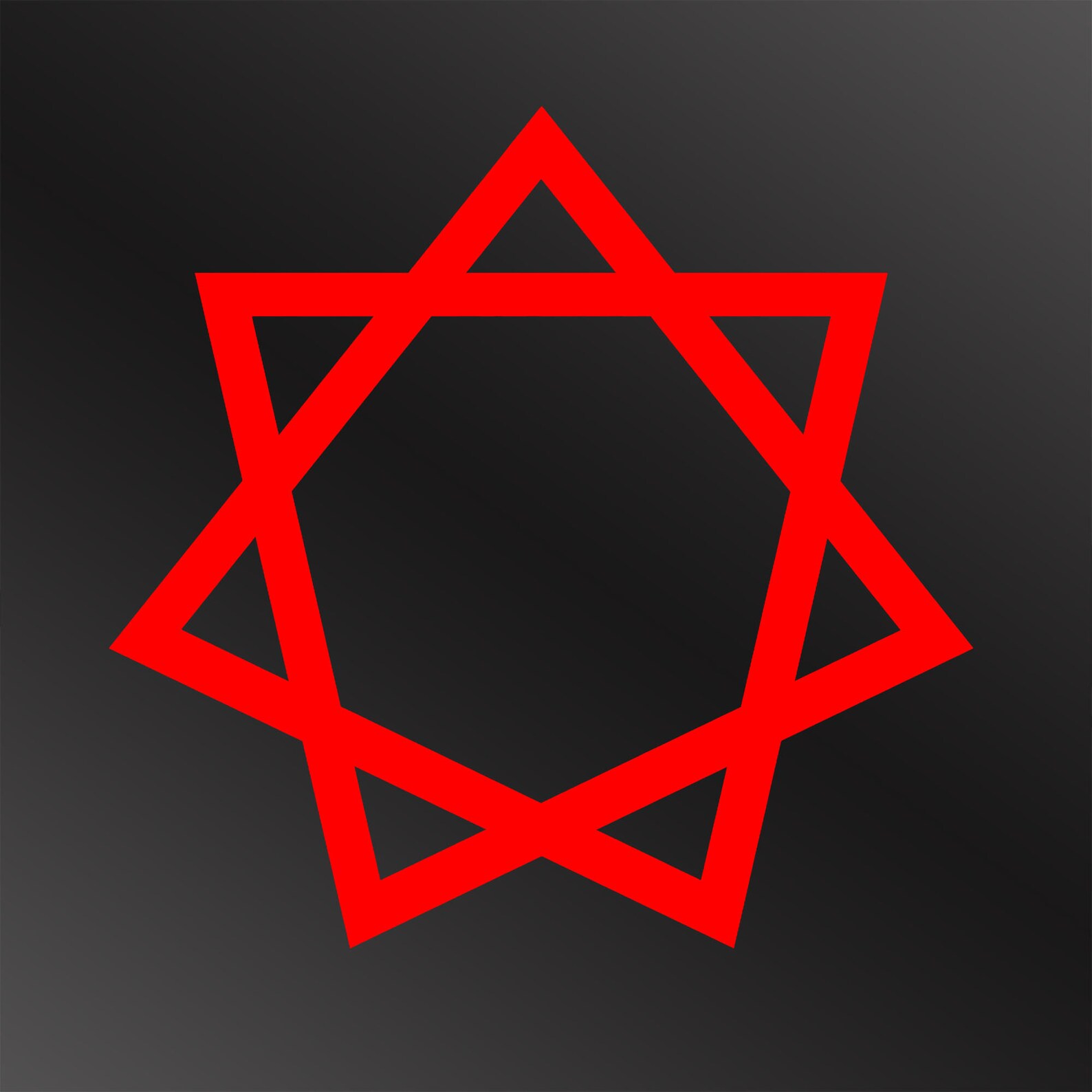 TOOL Septagram 7 Sided Star Decal Etsy