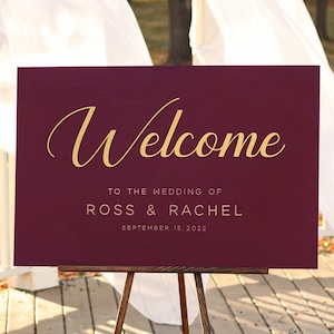 Wedding Welcome Board, Personalized Welcome Sign, Wooden Wedding Sign, Welcome to our Wedding Sign, 3D Wedding Sign, Rustic Wedding Decor