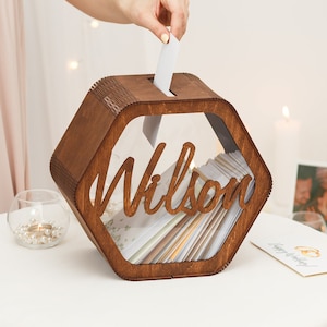 Personalized Wedding Card Box, Card Box for Wedding, Wooden Box, Wedding Decorations, Rustic Wedding Decor, Custom Memory Box, Keepsake Box