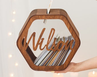 Card Box for Wedding, Personalized Wedding Card Box, Wooden Box, Wedding Decorations, Rustic Wedding Decor, Custom Memory Box, Keepsake Box