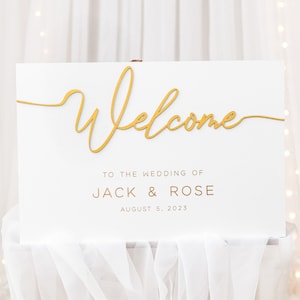 Placa de boas-vindas para casamento, Placa de boas-vindas para nosso casamento, Placa de boas-vindas personalizada, Placas de casamento, Placa de casamento 3D, Decoração rústica para casamento