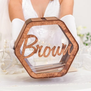 Scatola per biglietti di nozze Scatola di legno per biglietti Scatola per buste personalizzate per matrimonio Regali di nozze personalizzati Scatola postale per fidanzamento Decorazioni per matrimoni 2b1Matrimonio