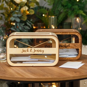 Wedding Card Box, Personalized Keepsake Box, Wooden Box, Card Box Holder for Weddings, Custom Wedding Gifts, Rustic Wedding Decor, Gift Box