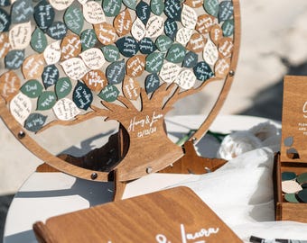 Wedding Guest Book Alternative Family Tree Sign Wood Decor 2b1Wedding