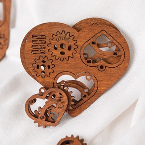Personalised Wedding Gift, Wedding Favors for Guests in bulk, Wooden Custom Keychain, Wedding Favors zdjęcie 2