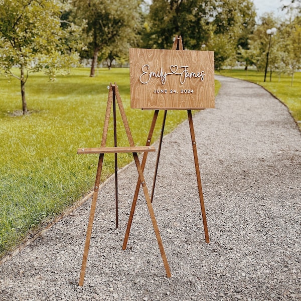 Wedding Easel Etsy