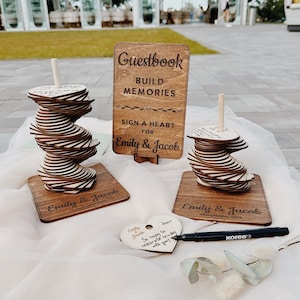 Wedding Guest Book Alternative Rustic Guest Book Personalized Guest Book for Wedding 2b1Wedding Decor Wood Wedding Sign Guest Book Ideas
