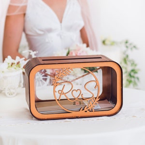Scatola di carta di nozze personalizzata, scatola di nozze per carte, regali di nozze, decorazioni di nozze, scatola dei ricordi, salvadanaio per matrimonio, decorazione di nozze