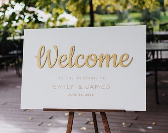 Welcome Wedding Sign Bridal Shower Welcome Reception Sign Rustic Wedding Décor Welcome Sign Wedding Modern Welcome Engagement Party Sign