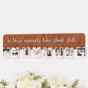 Romantic Christmas Gifts for Girlfriend Photo Wall Decor, Unique Christmas Gifts for Her, Christmas Gift for Women, Wood Photo Frame 2 + font b (small)