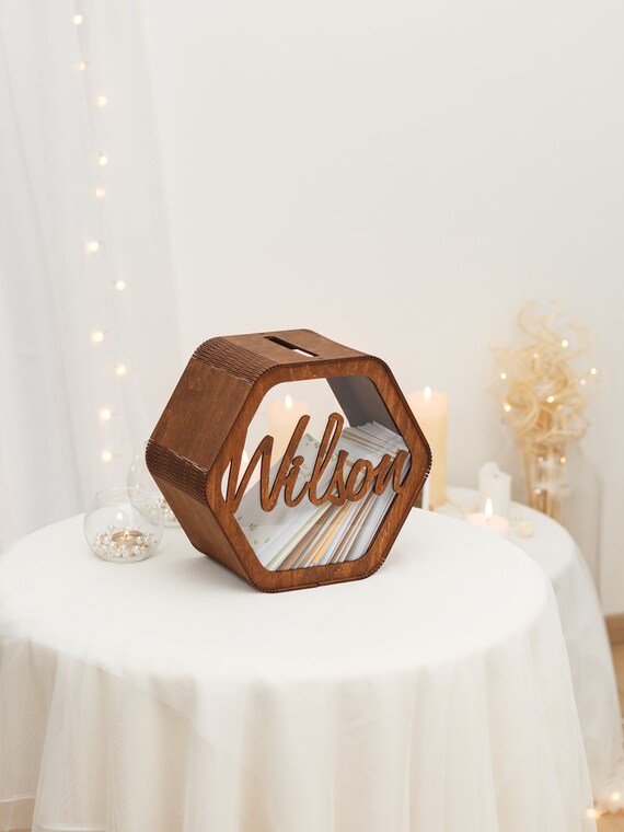 Personalized Wedding Card Box Wooden Box Card Box for Etsy