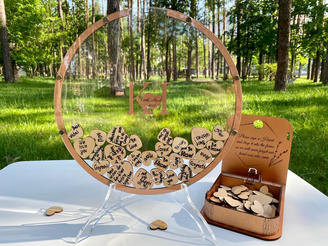 Libro de visitas de boda personalizado, alternativa al libro de