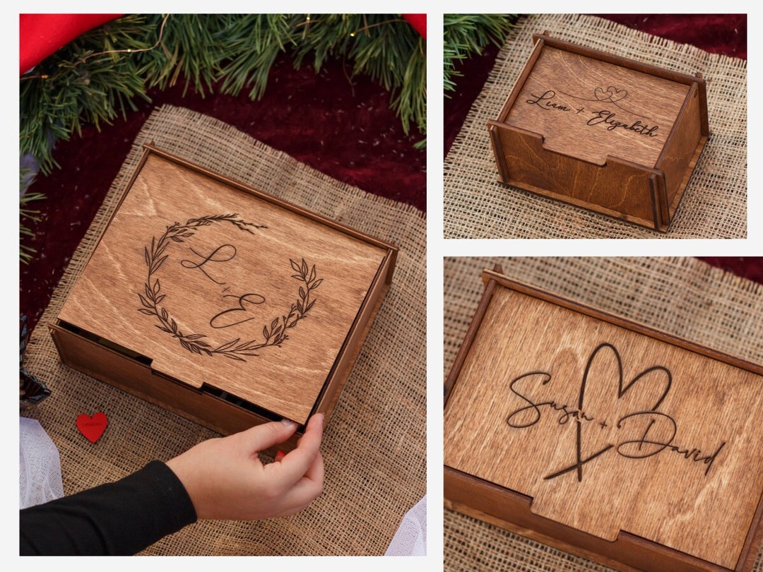 Hucha De Boda Con Llave De Bloqueo, Cofre De Recuerdo, Tarjetero De Madera Personalizado, Caja De Tarjeta De Recepción De Boda Rústica Lavanda Personalizada - México