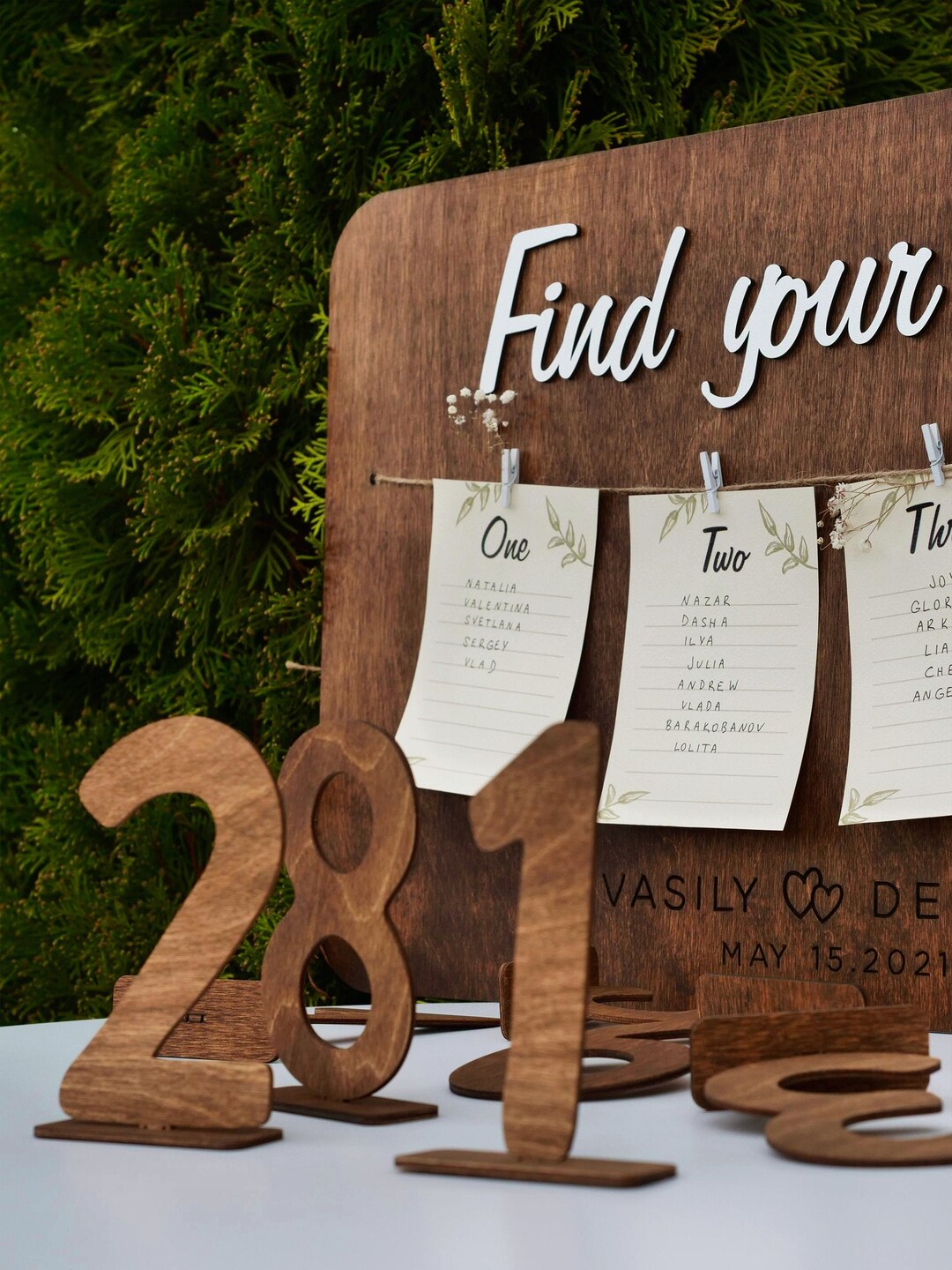 Table Numbers, Wedding Table Number, Wedding Table Decor, Wedding Decor