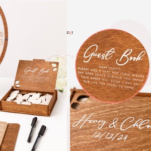 Bruiloft gastenboek alternatief, stamboom gastenboek bruiloft hout, gepersonaliseerde bruiloft decor 2b1Wedding afbeelding 6