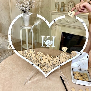White Wedding Guest Book Alternative, Wedding Guest Book Wood from OhMyWeddingTime, Wedding Decor, Guest Book Sign