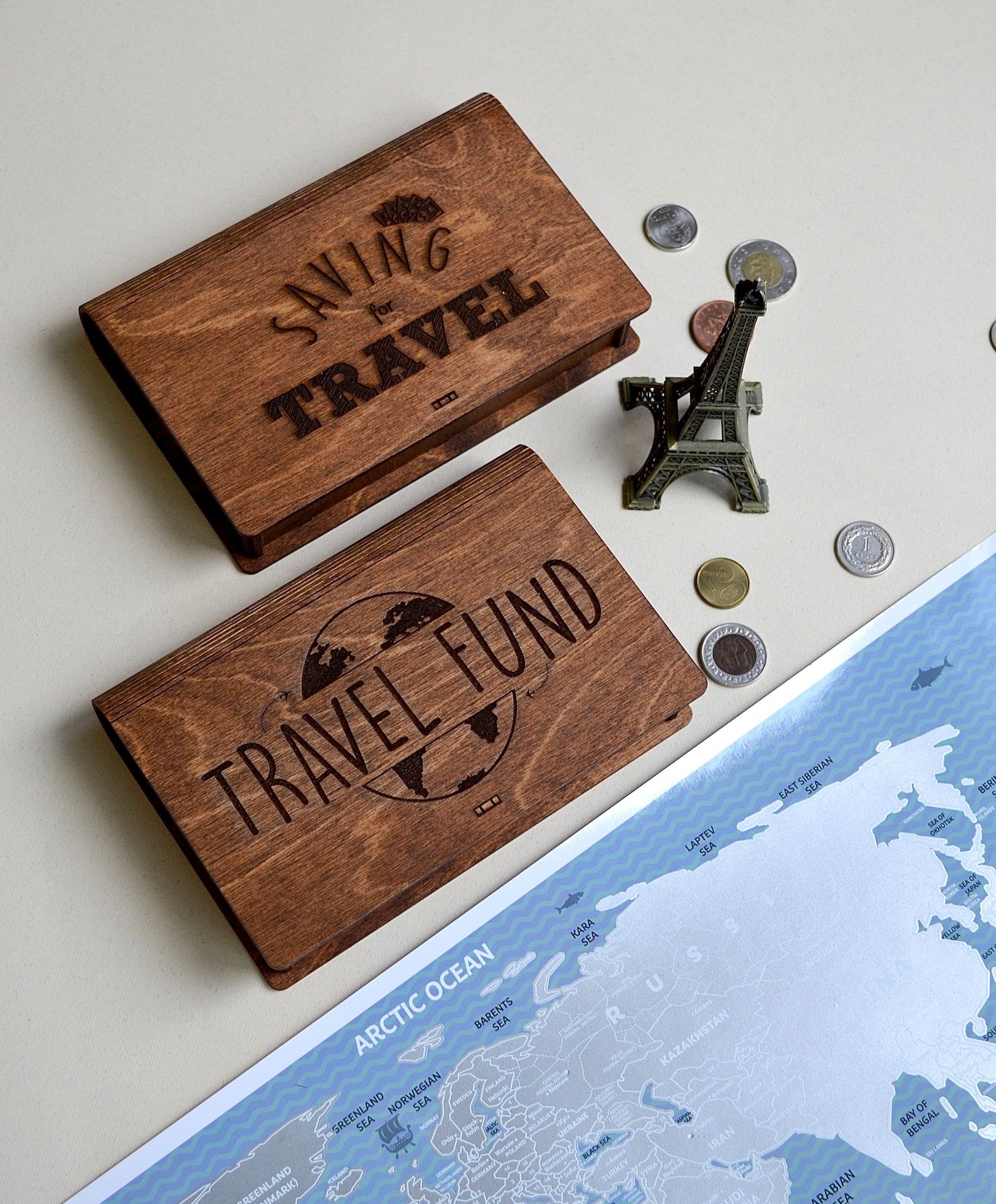 Gift Box Cash Box Travel Fund Money Box Wooden Box for Etsy Canada