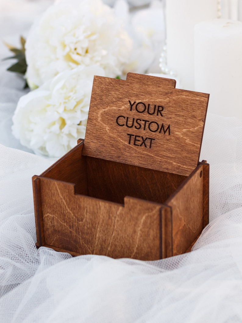 Keepsake Box, Wooden Memory Chest, Personalized Gift Box, Anniversary gifts, Christmas gifts, Engagement Wedding gift for Couple image 7
