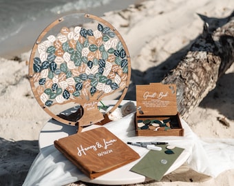 Wedding Guest Book Alternative Personalized Family Tree Sign 2b1Wedding