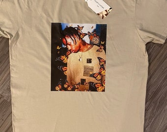 Travis Scott Butterfly Shirt - Etsy